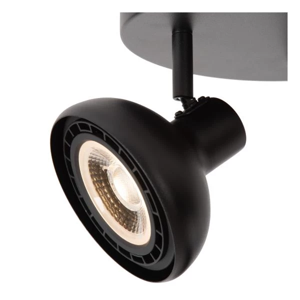 Lucide SENSAS - Foco de techo - Ø 25,8 cm - 3xGU10 (ES111) - Negro - detalle 1